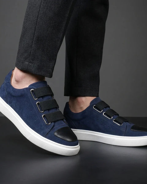 Andrea — Sneaker in Camoscio con Fibbia