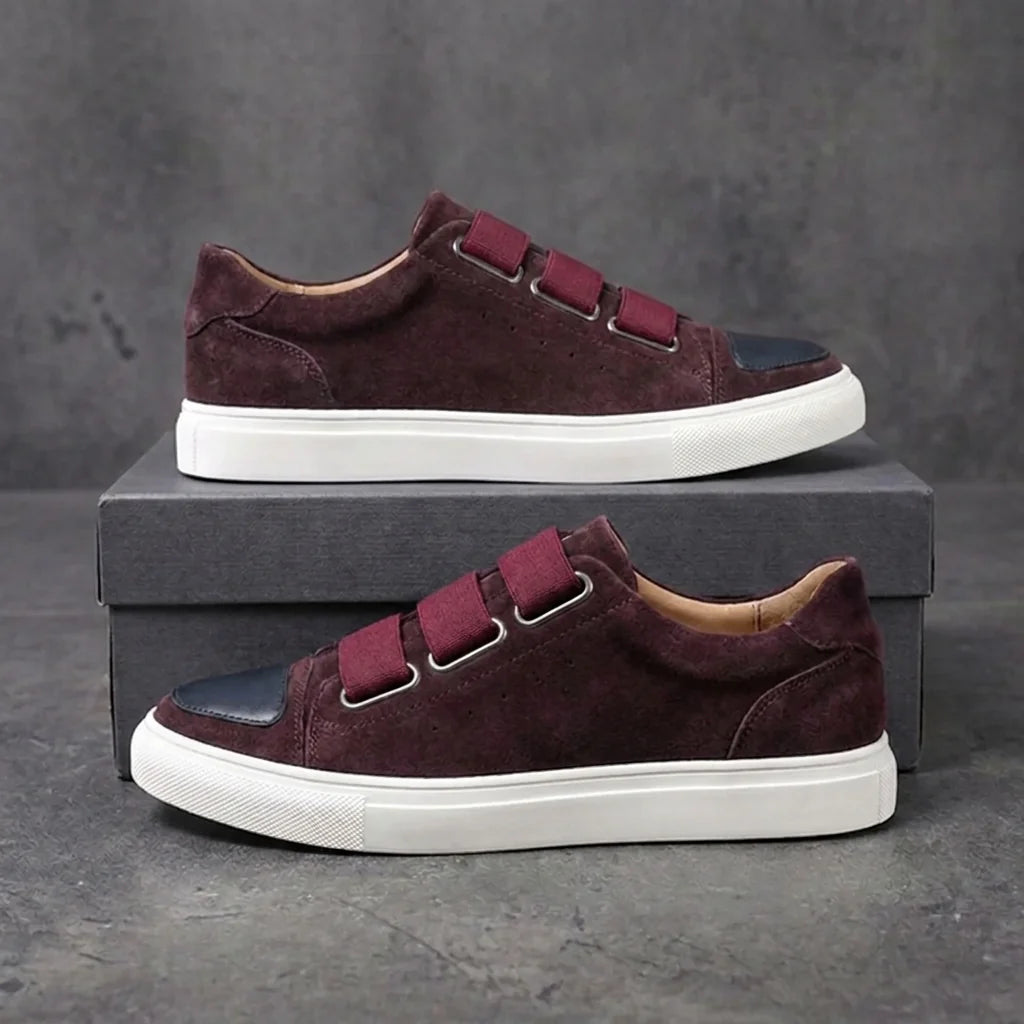 Andrea — Sneaker in Camoscio con Fibbia