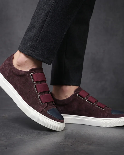 Andrea — Sneaker in Camoscio con Fibbia