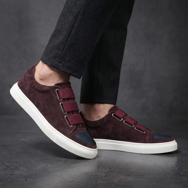 Andrea — Sneaker in Camoscio con Fibbia