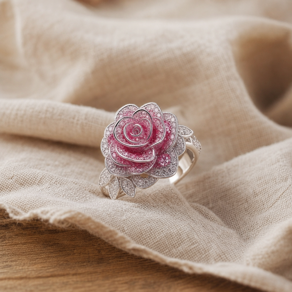 Anello Esotico Placcato Argento