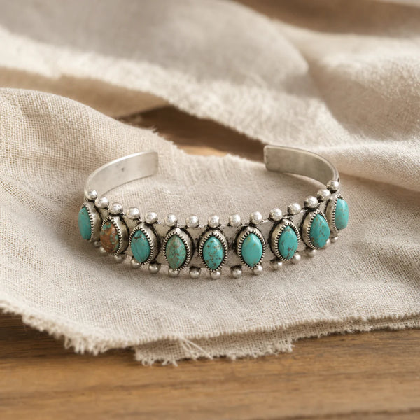 Bracciale vintage con pietra turchese