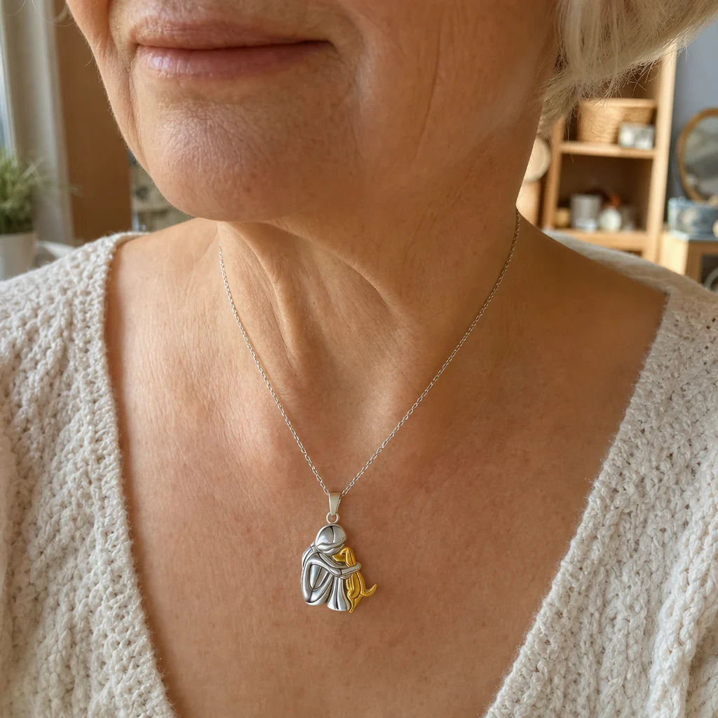Collana con abbraccio per cani