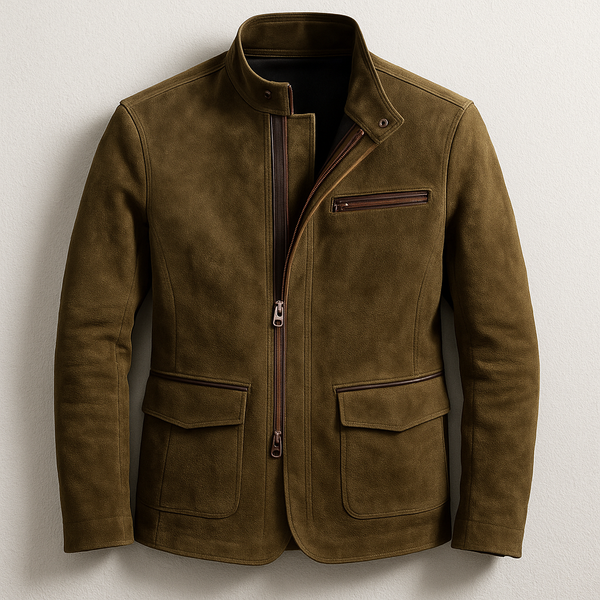 Giacca in Suede Russell