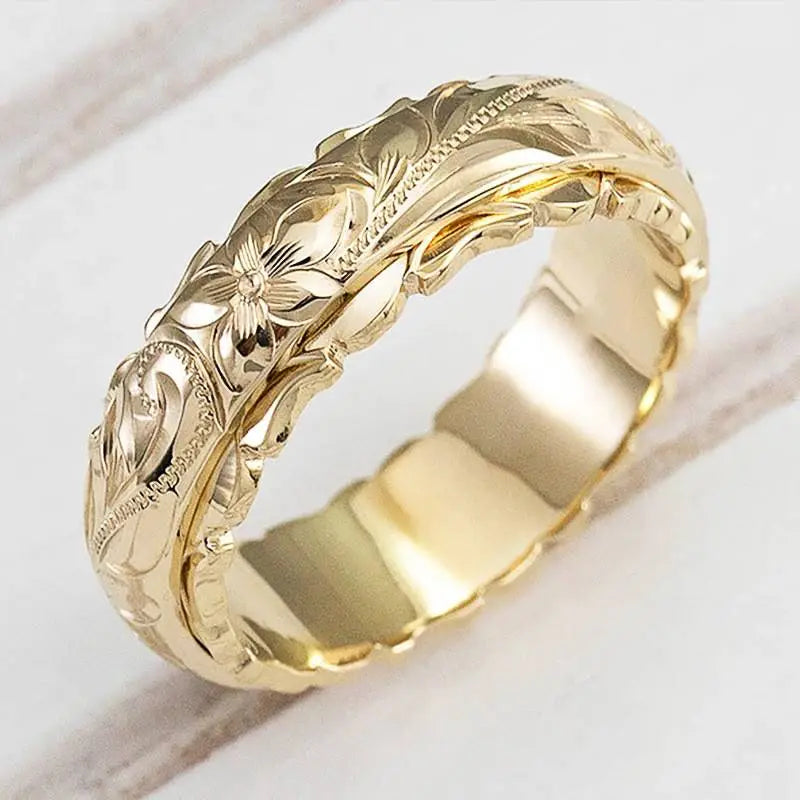 Anello d'Oro “Fiore Antico”