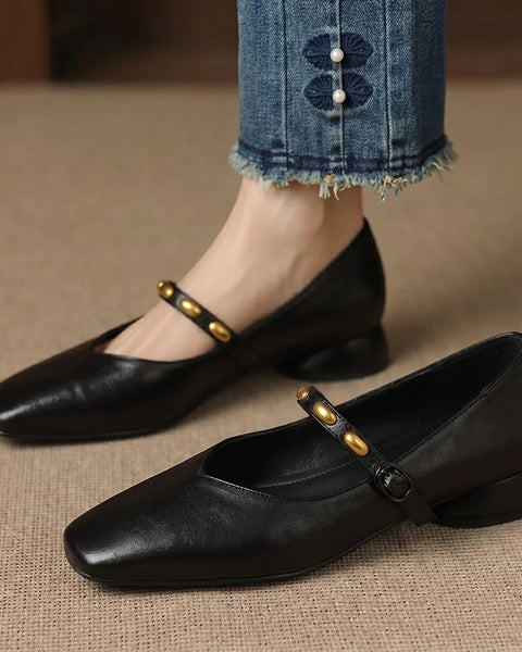 Zyra | Ballerine in Vera Pelle