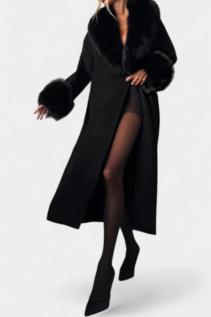 Genevieve | Cappotto lungo con cintura