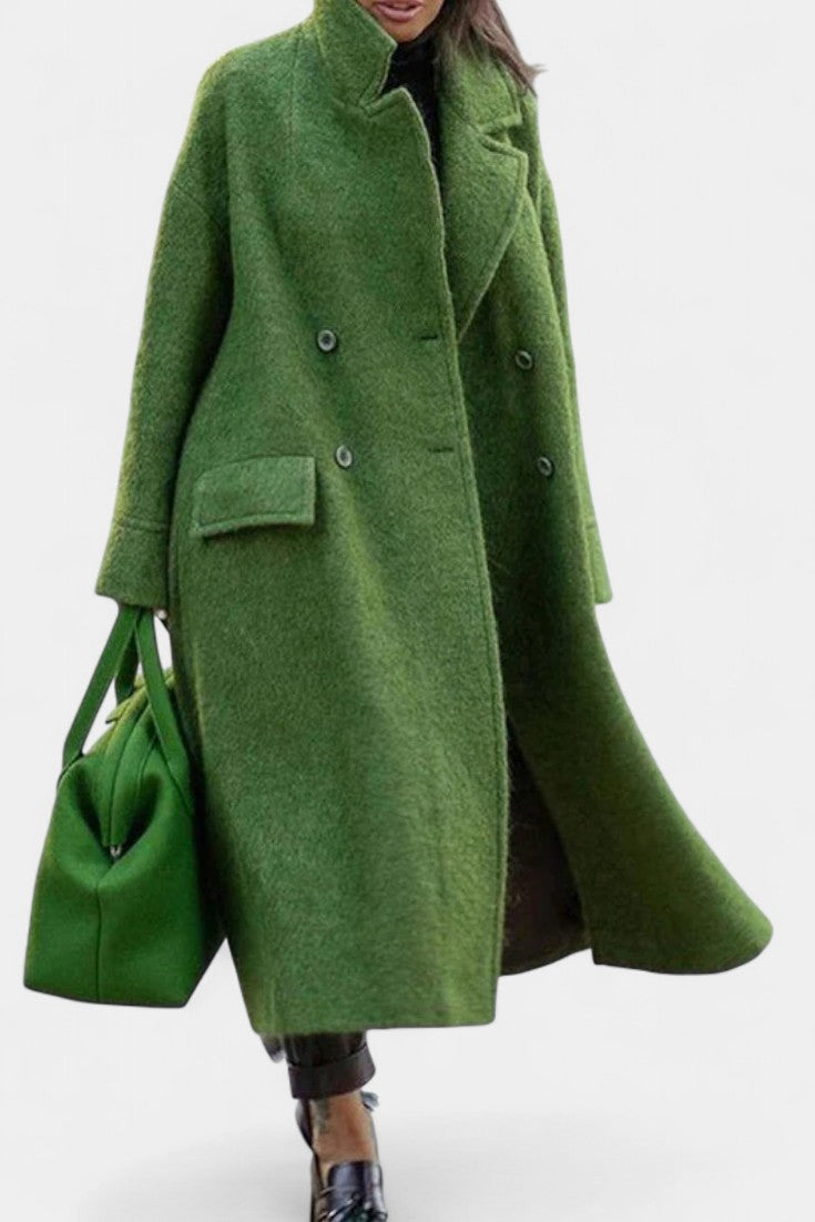 Cornelia | Cappotto lungo oversize doppiopetto