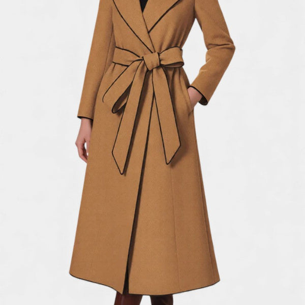 Marguerite | Cappotto lungo con cintura