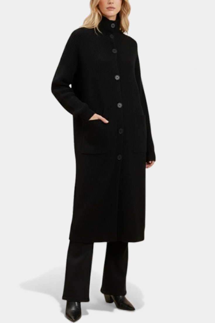 Amelie | Cappotto lungo con collo alto