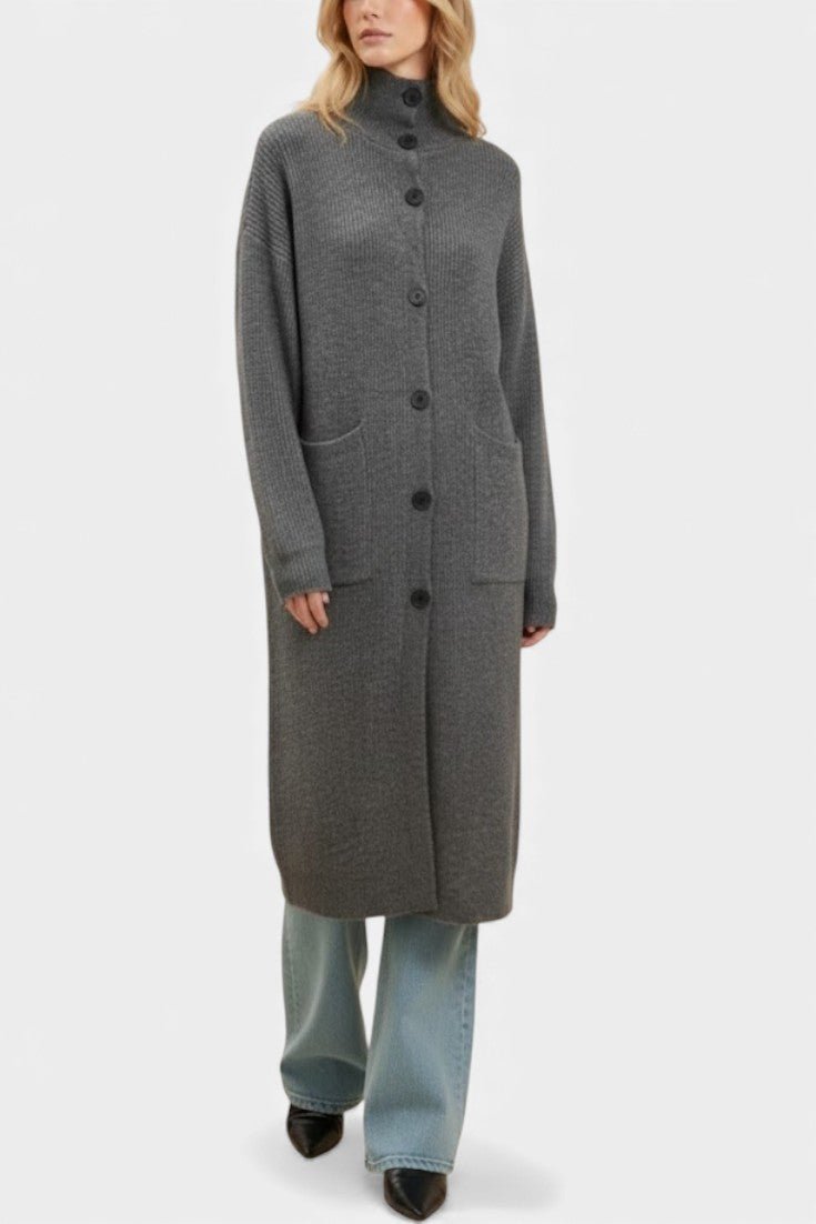 Amelie | Cappotto lungo con collo alto
