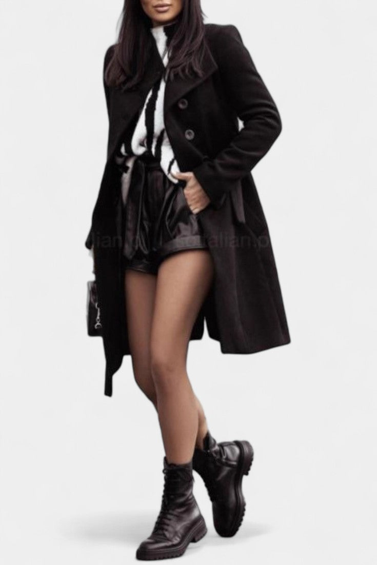 Odette | Cappotto lungo con cintura