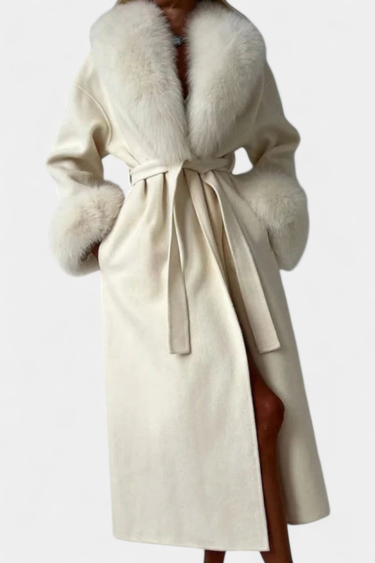 Genevieve | Cappotto lungo con cintura