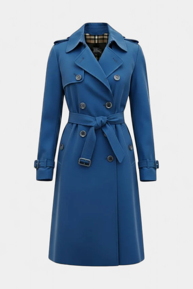 Guinevere | Trench Coat Doppiopetto con Cintura