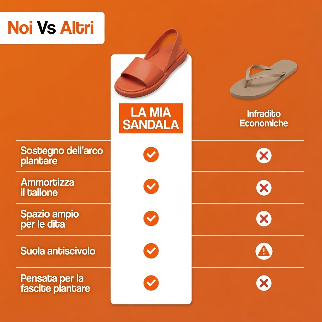 Levara — Sandalo Ortopedico per la Fascite Plantare