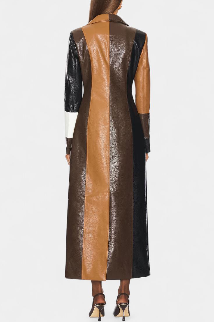 Natalie | Cappotto Lungo a Pannelli