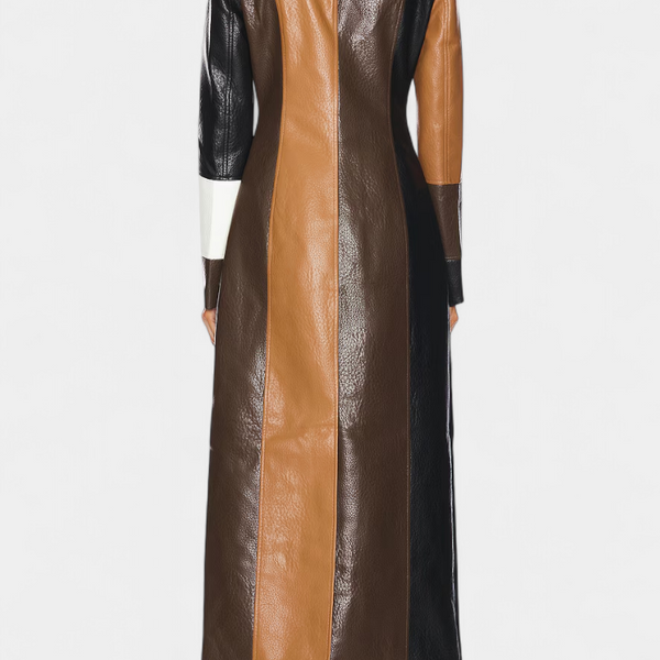 Natalie | Cappotto Lungo a Pannelli
