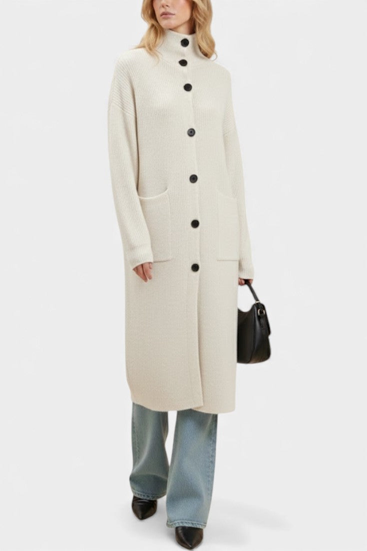 Amelie | Cappotto lungo con collo alto