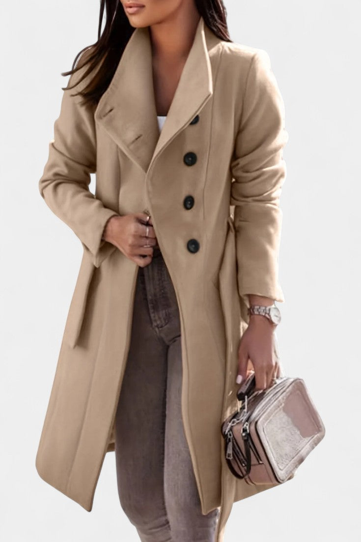 Odette | Cappotto lungo con cintura