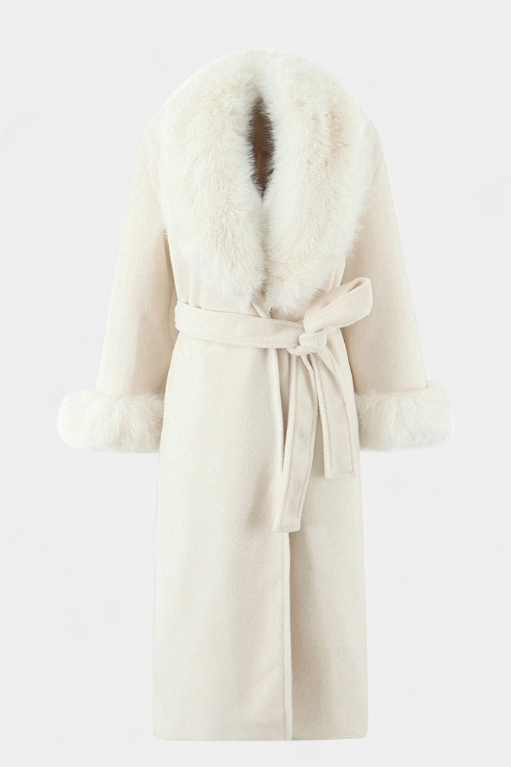 Genevieve | Cappotto lungo con cintura