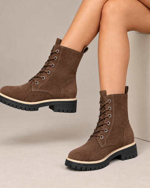 Juniper™ | Stivali con Tacco in Finta Pelle Suede
