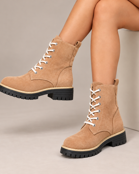 Juniper™ | Stivali con Tacco in Finta Pelle Suede