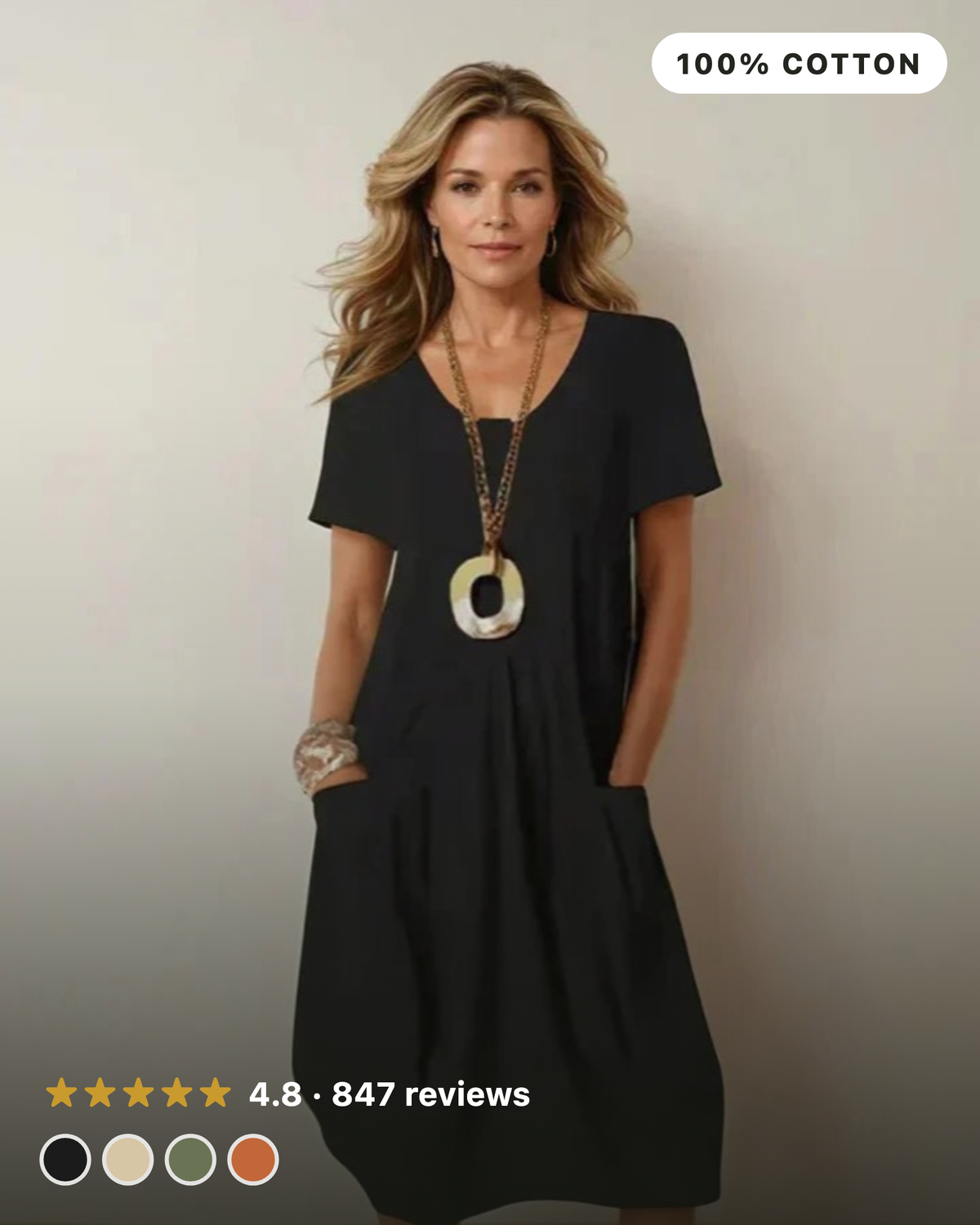 Adriana | Vestito Casual Fluttuante Facile