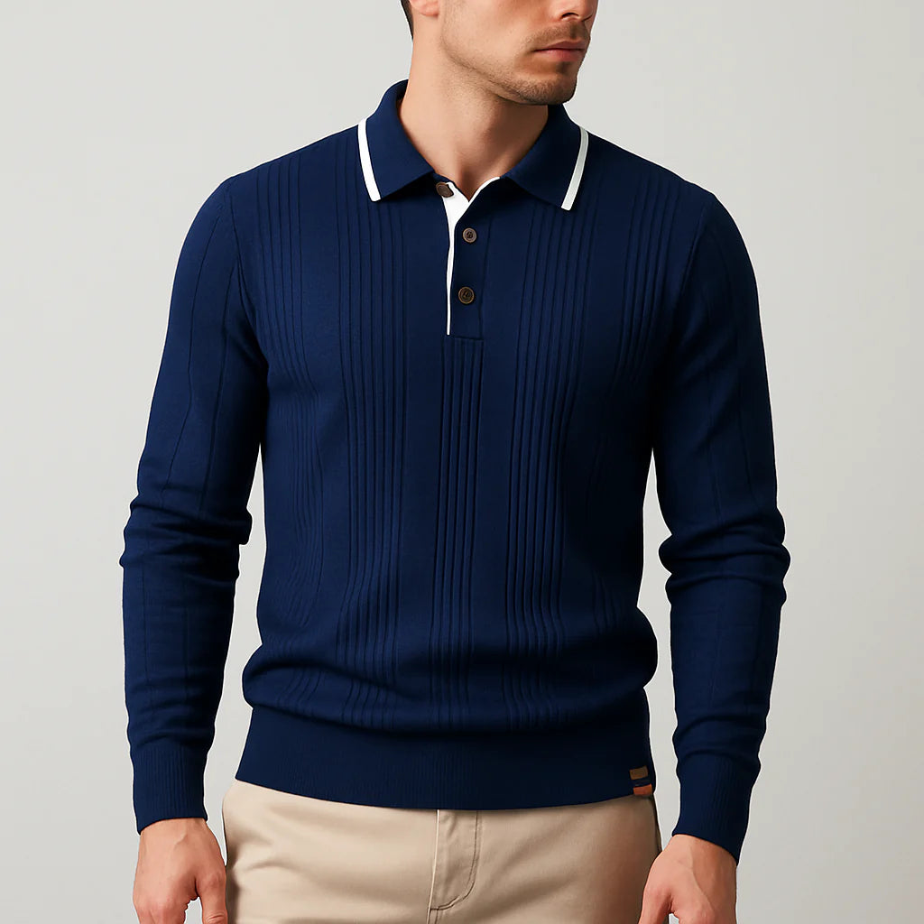 Alberto — Polo a Maglia Maniche Lunghe