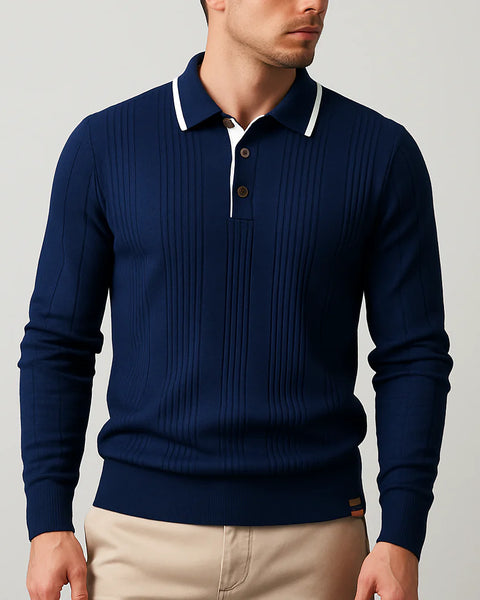 Alberto — Polo a Maglia Maniche Lunghe