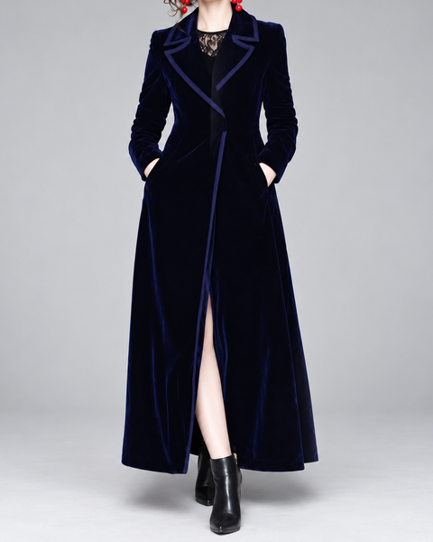 Seraphina | Cappotto largo in velluto