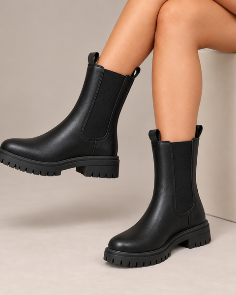 Ophelia™ | Stivaletti Chelsea con Suola Spessa