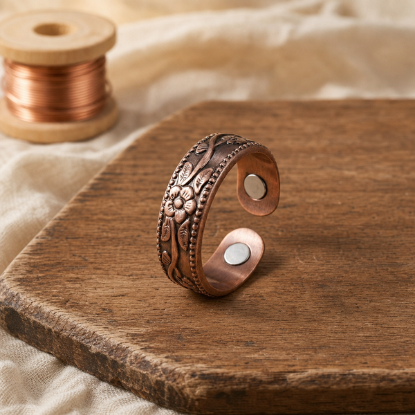 Anello in Rame Petalo
