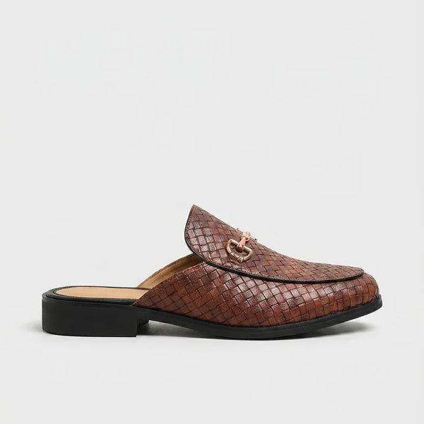Mule Intrecciata Horsebit – Pelle Artigianale