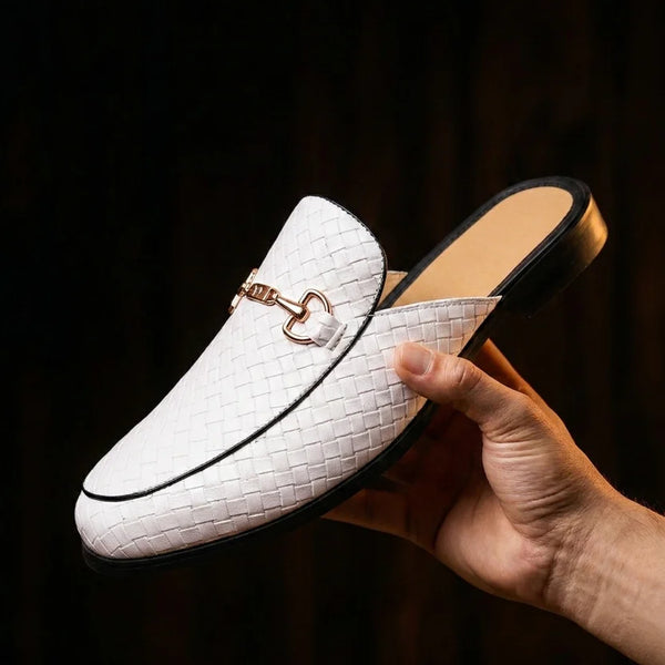 Mule Intrecciata Horsebit – Pelle Artigianale