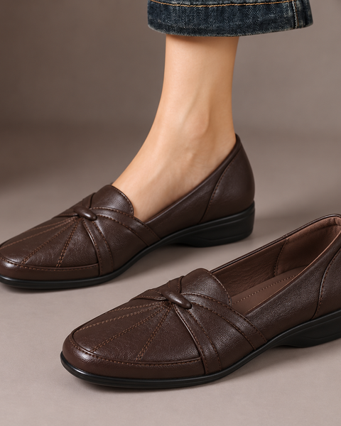 Prudence™ | Mocassini Comfort con Dettaglio a Nodo
