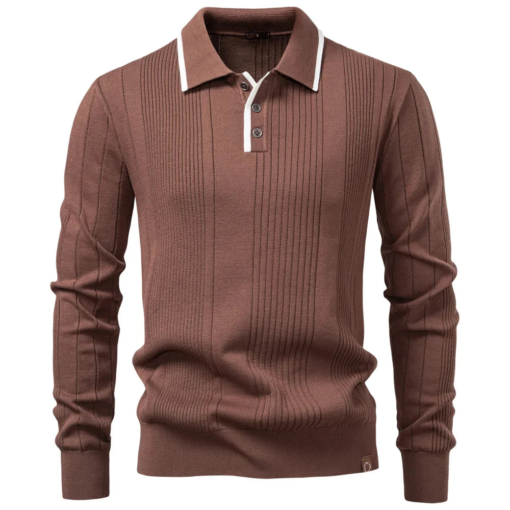 Alberto — Polo a Maglia Maniche Lunghe