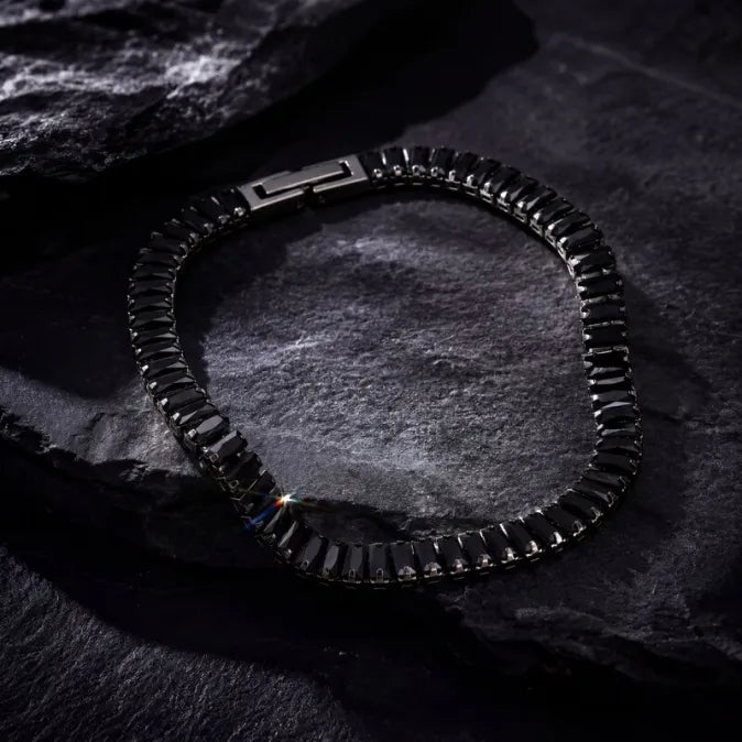 Bracciale Monaco con zaffiro