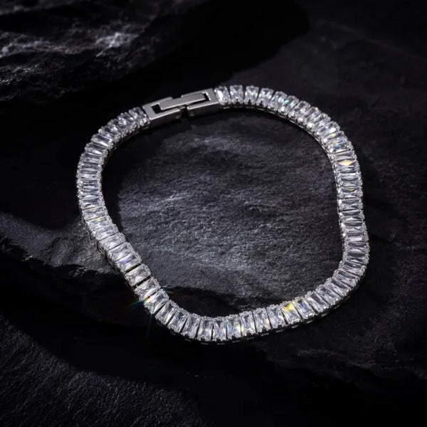 Bracciale Monaco con zaffiro