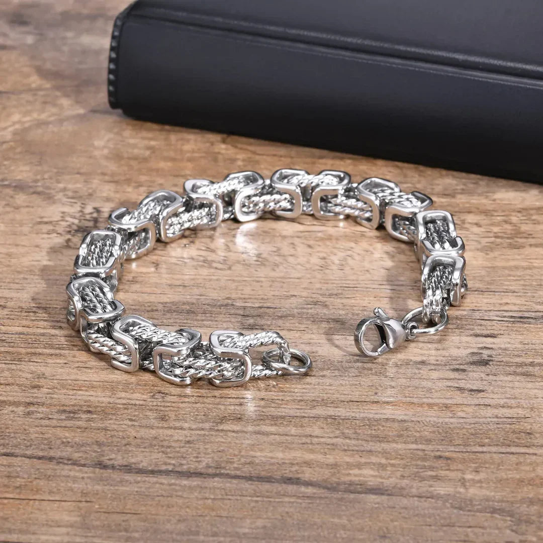 Bracciale a maglie Silvano