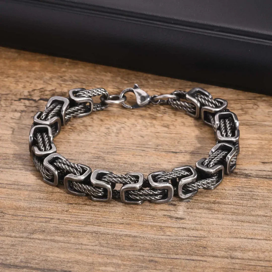 Bracciale a maglie Silvano