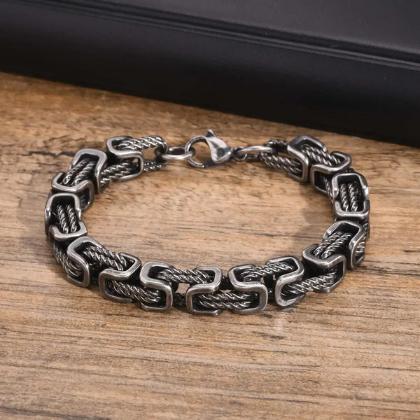 Bracciale a maglie Silvano