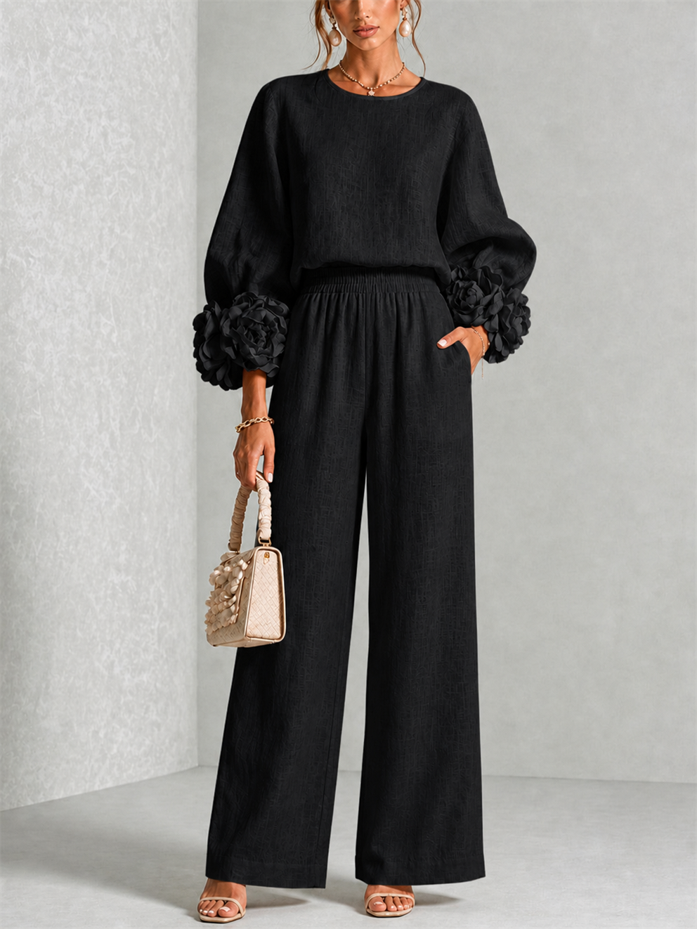 Carys | Set Due Pezzi con Cuffia Floreale
