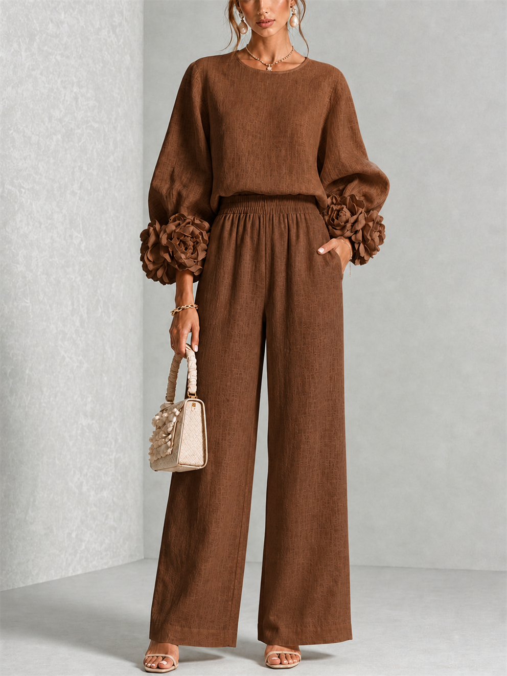 Carys | Set Due Pezzi con Cuffia Floreale
