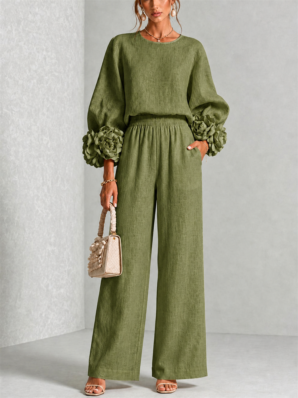 Carys | Set Due Pezzi con Cuffia Floreale