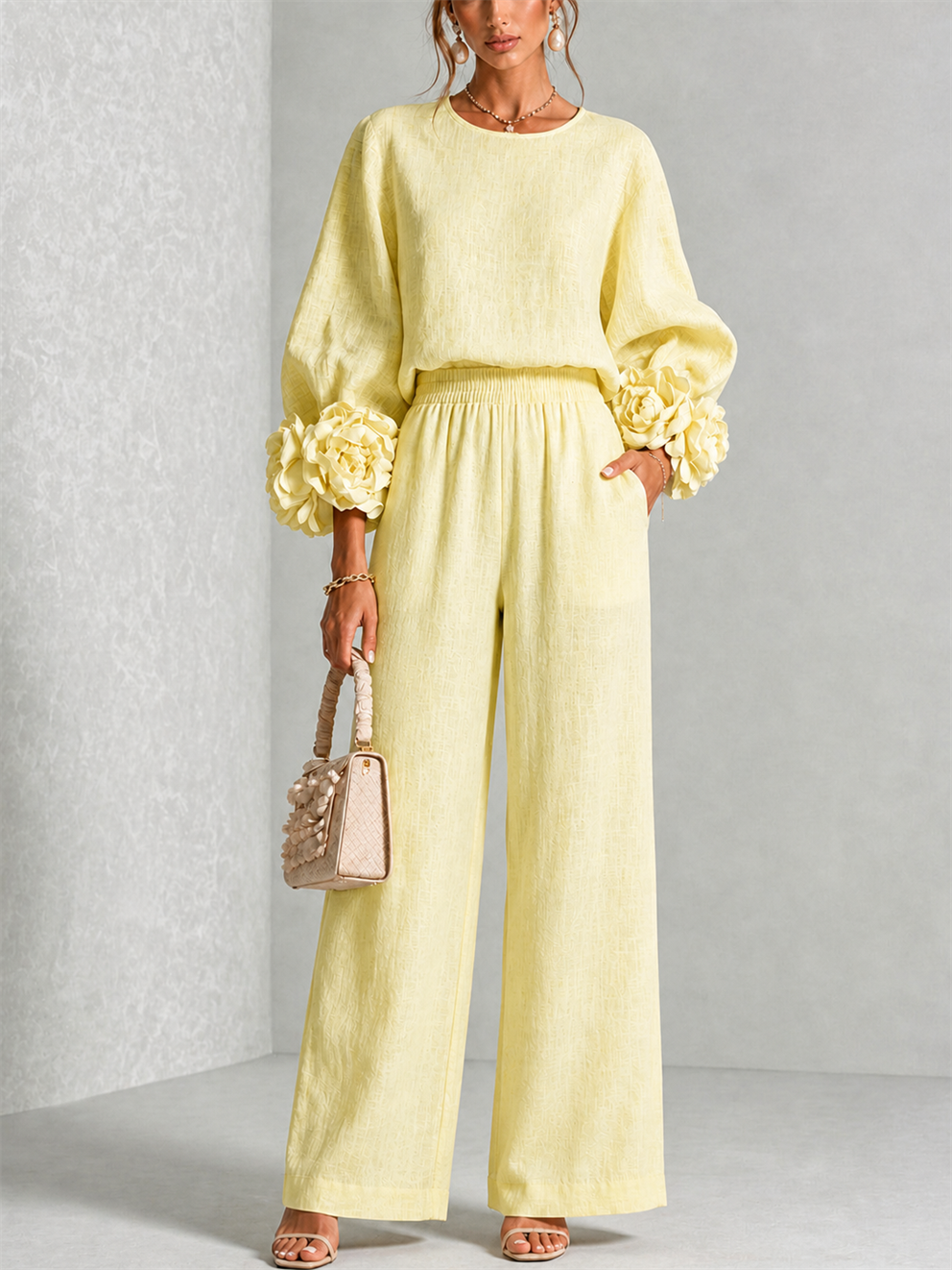 Carys | Set Due Pezzi con Cuffia Floreale