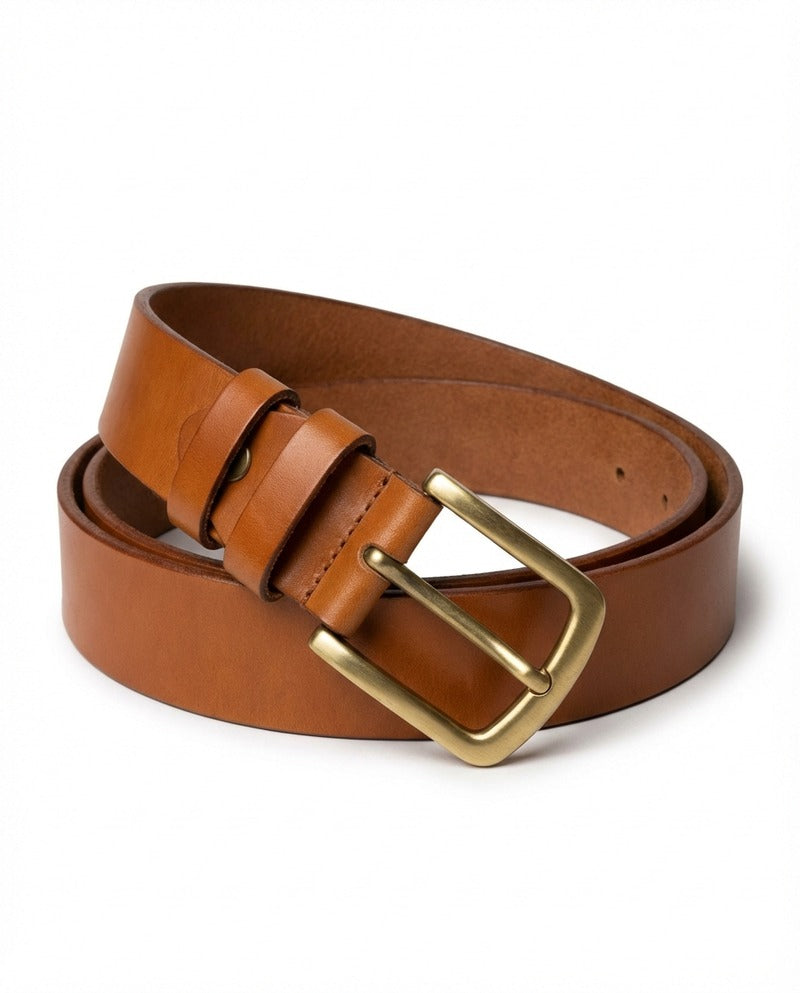 Cintura in vera pelle di vitello robusta