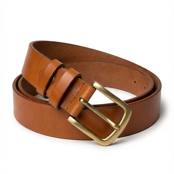 Cintura in vera pelle di vitello robusta