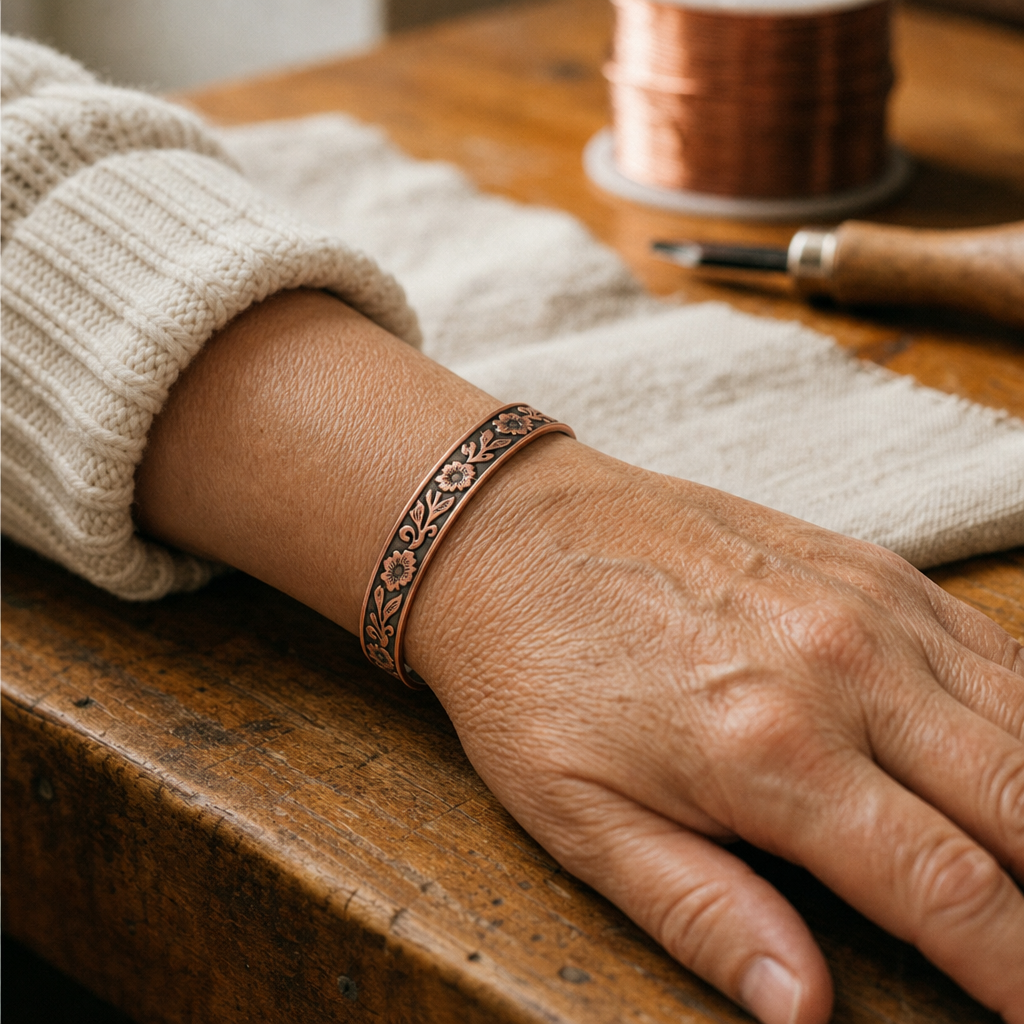 Bracciale in Rame a Vite