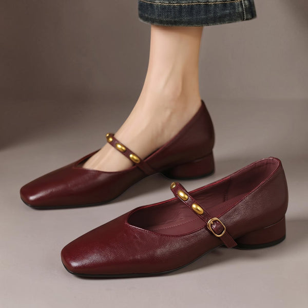 Zyra | Ballerine in Vera Pelle