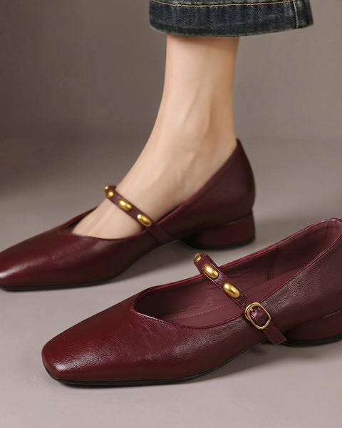 Zyra | Ballerine in Vera Pelle